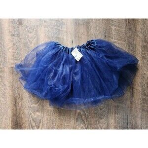 Girls Blue Tufted Tutu